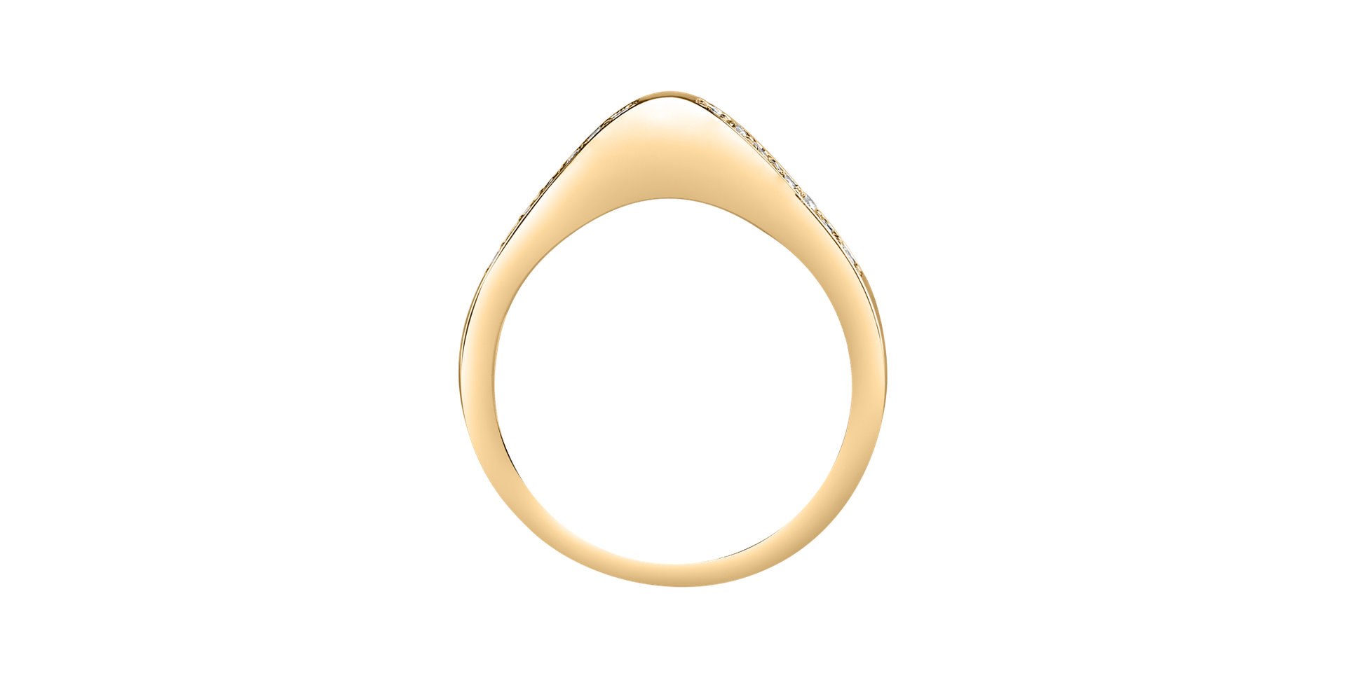 Prsten s diamanty Triangulum