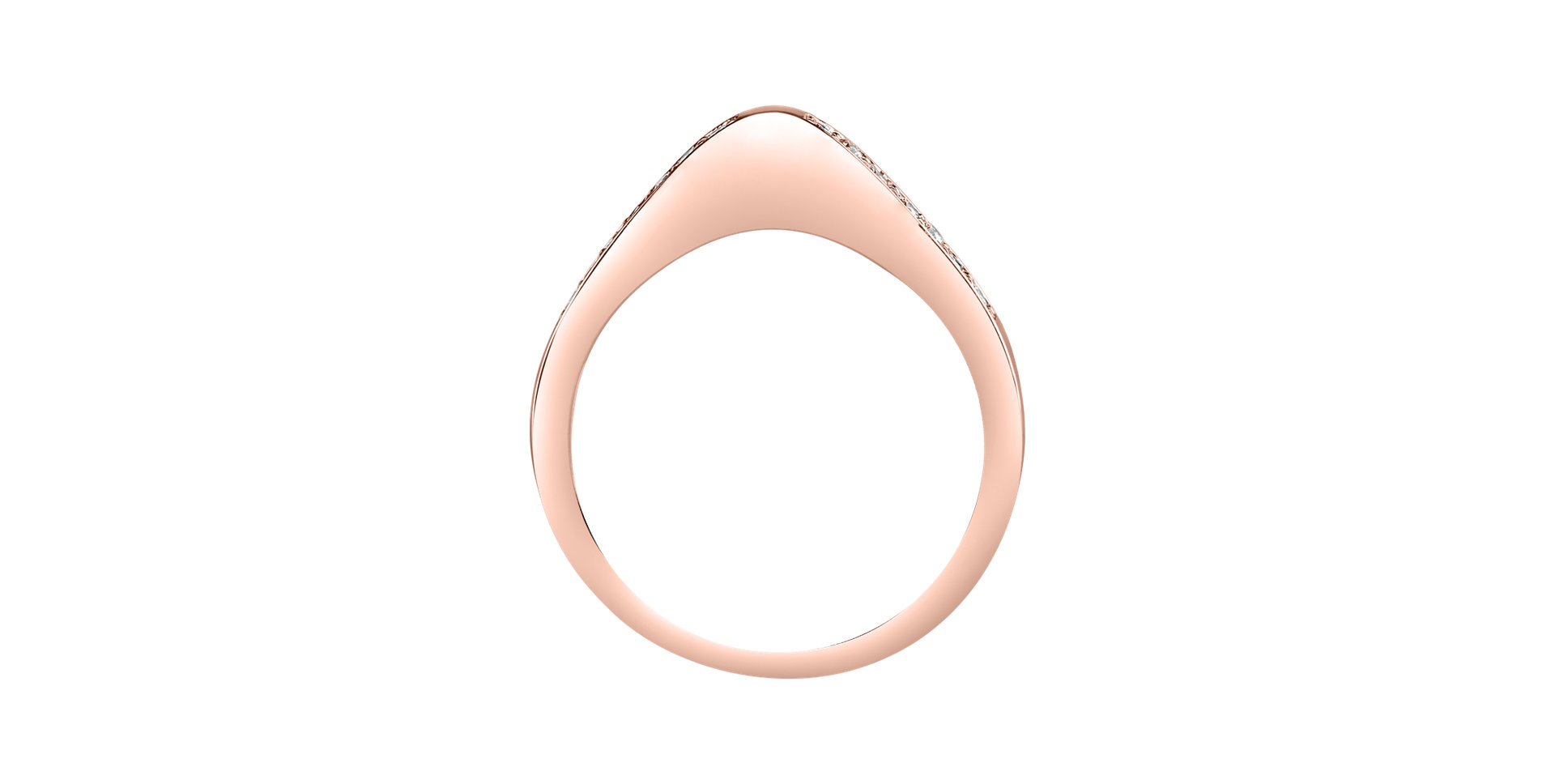 Prsten s diamanty Triangulum