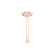 Prsteň s diamantmi Glowing Starlet3