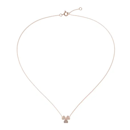 Náhrdelník s diamantmi Trefoil