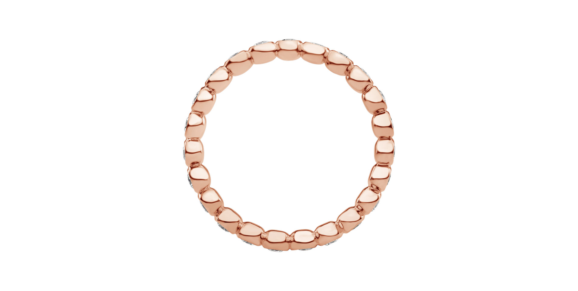 Prsteň s diamantmi Lightning Dots