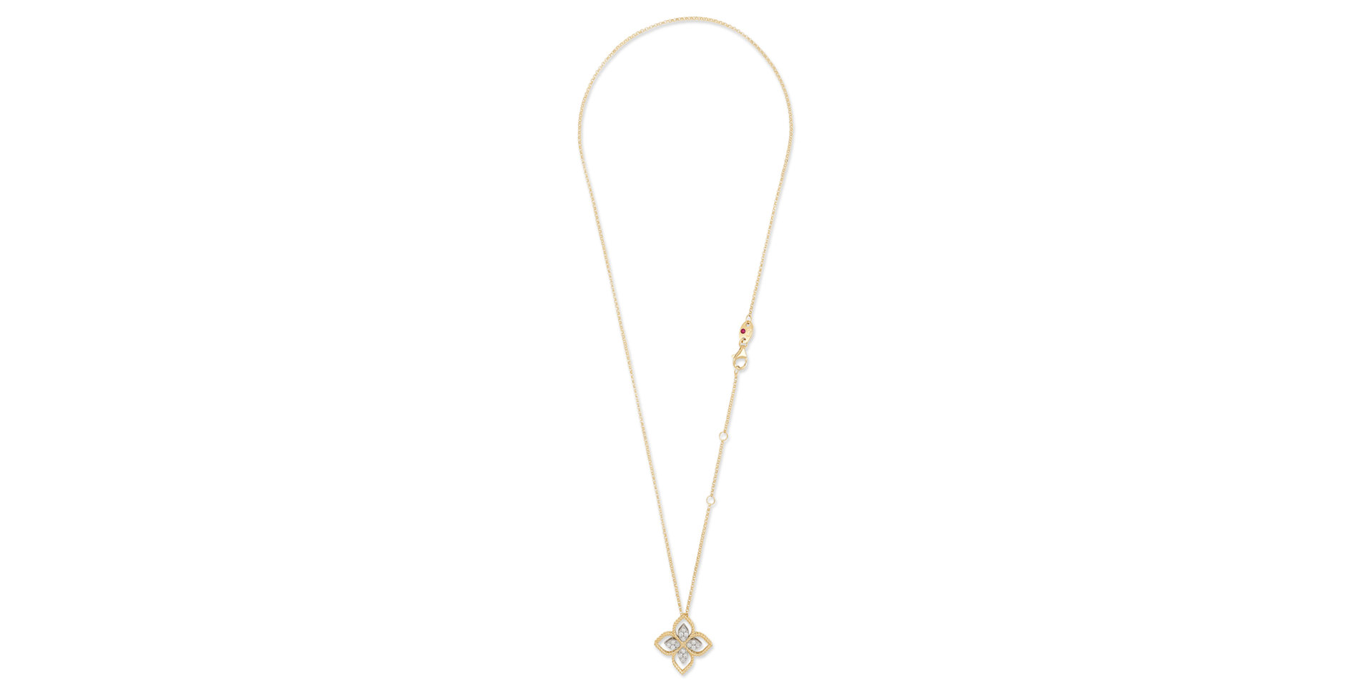 Náhrdelník s diamantmi Princess Flower