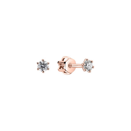 Náušnice s diamantom Essential Sparks