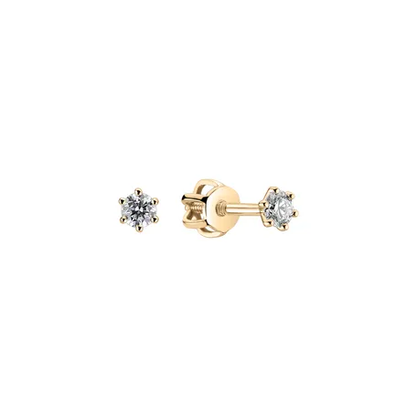 Náušnice s diamantom Essential Sparks