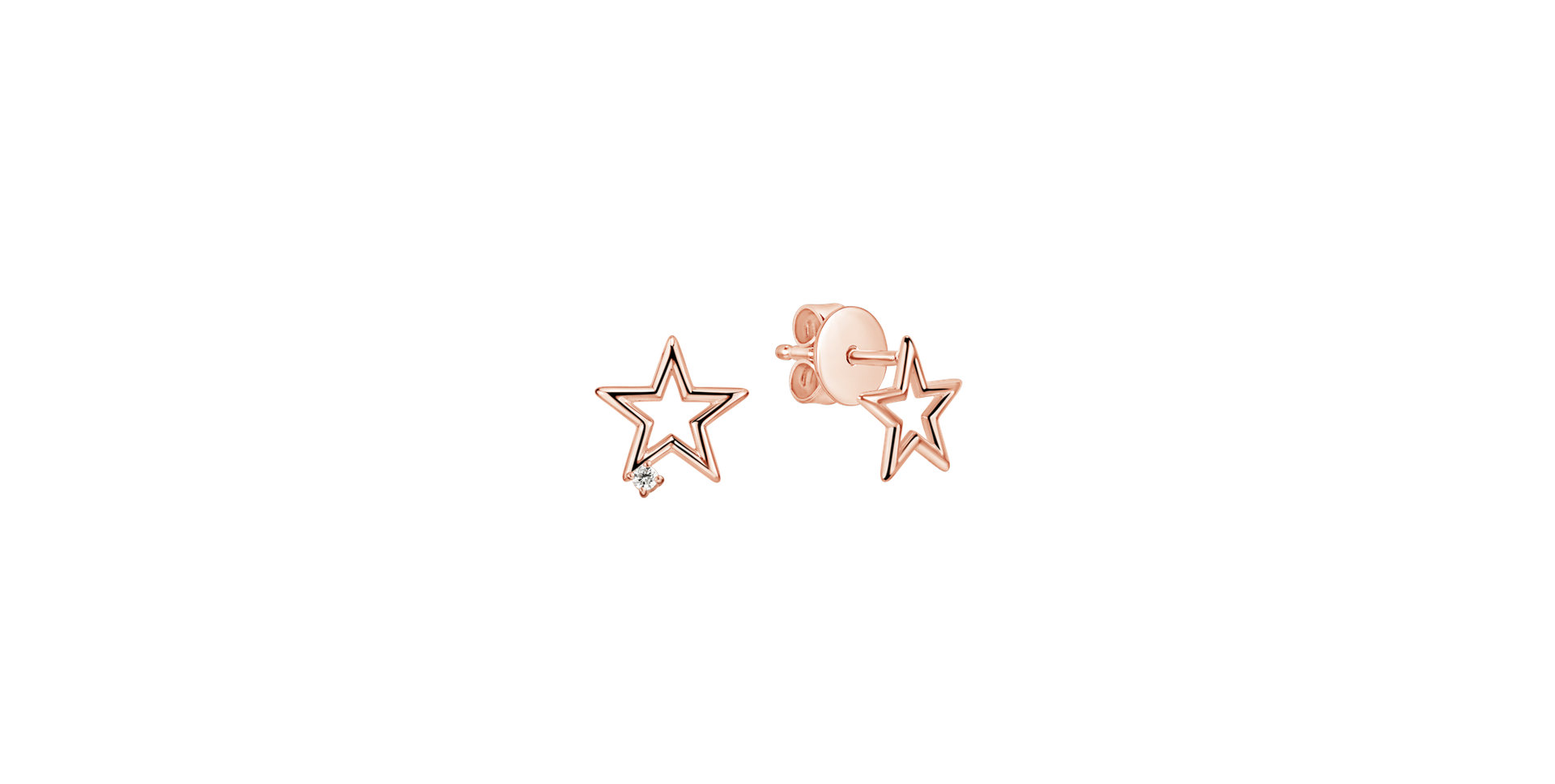 Náušnice s diamantom Starlight