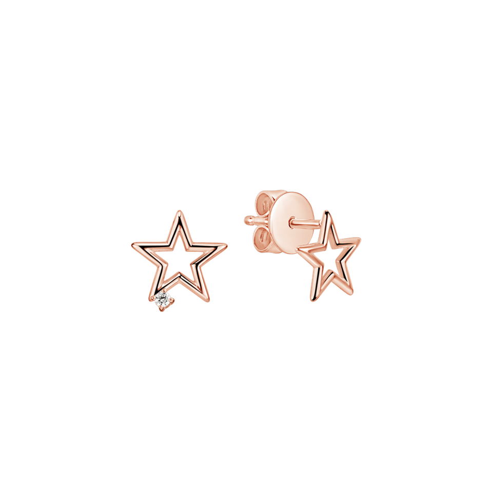 Náušnice s diamantom Starlight