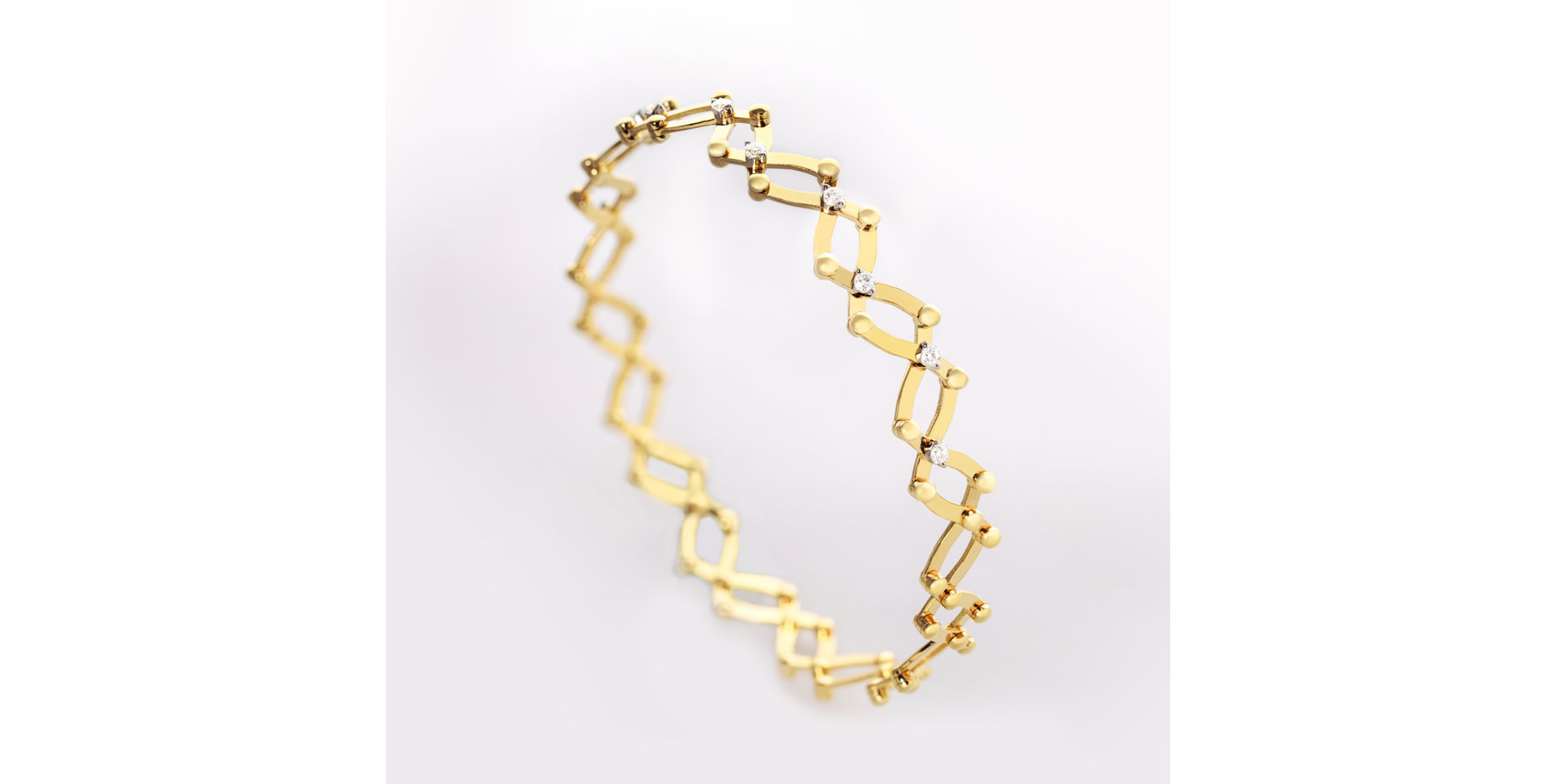 Prsteň / náramok s diamantmi Brevetto