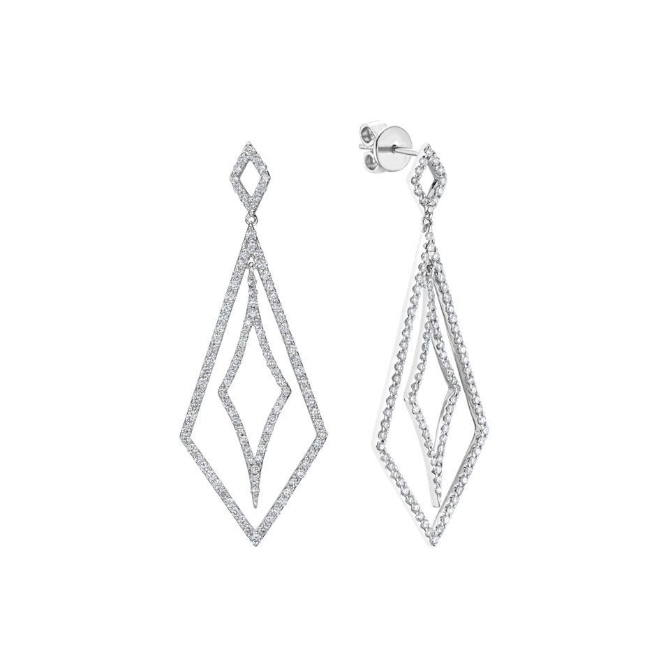 Náušnice s diamantmi Star Way