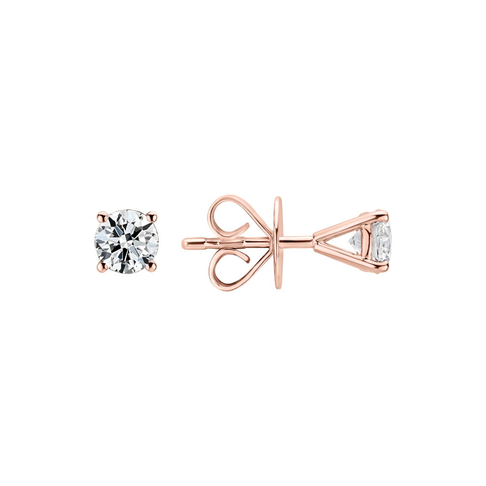 Náušnice s diamantom Essential Shine