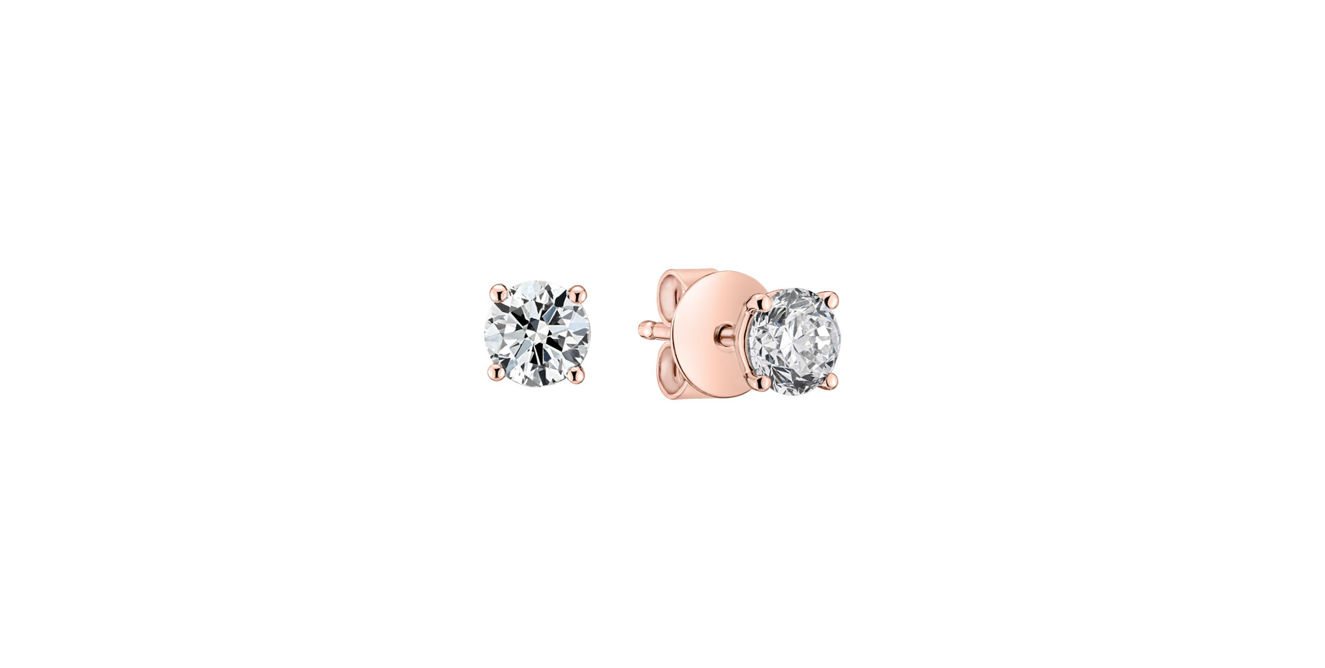 Náušnice s diamantom Essential Shine