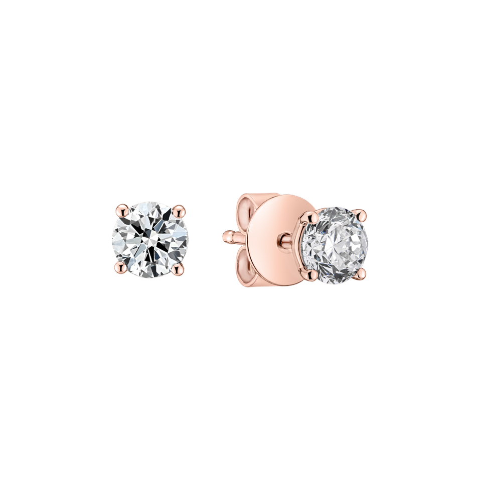 Náušnice s diamantom Essential Shine