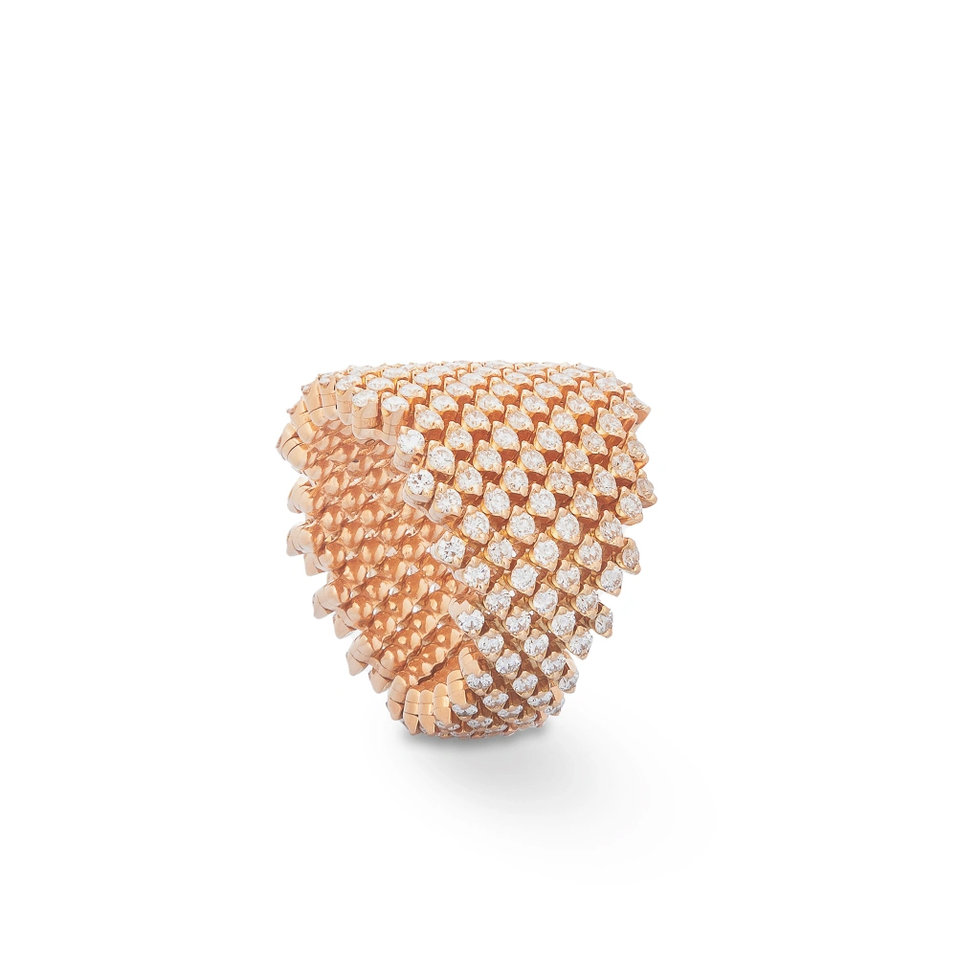 Prsteň s diamantmi Big Bellezza