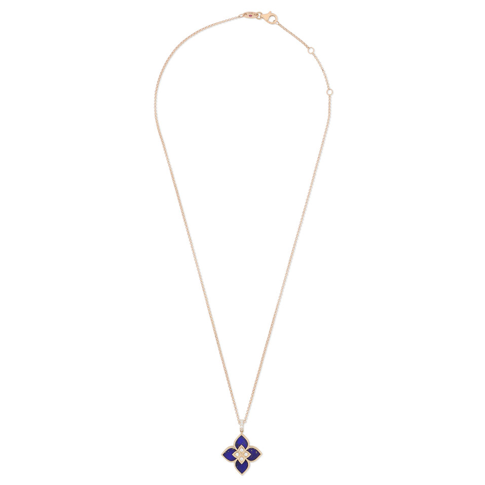 Náhrdelník s diamantmi a lazuritom Venetian Princess