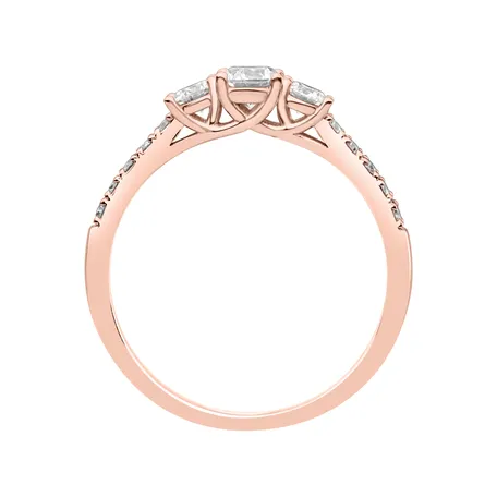 Prsteň s diamantmi Flare