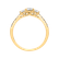 Prsteň s diamantmi Flare3