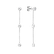 Náušnice s diamantmi HexaTriplet3