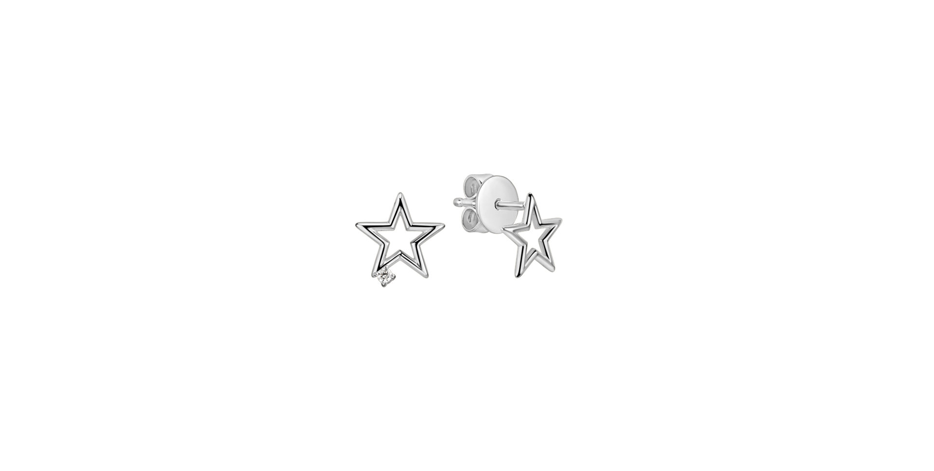 Náušnice s diamantom Starlight