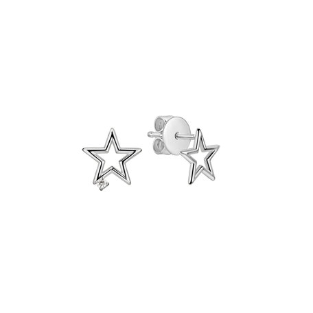 Náušnice s diamantom Starlight
