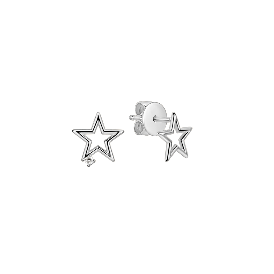 Náušnice s diamantom Starlight
