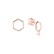 Náušnice s diamantom Hexapolygon3