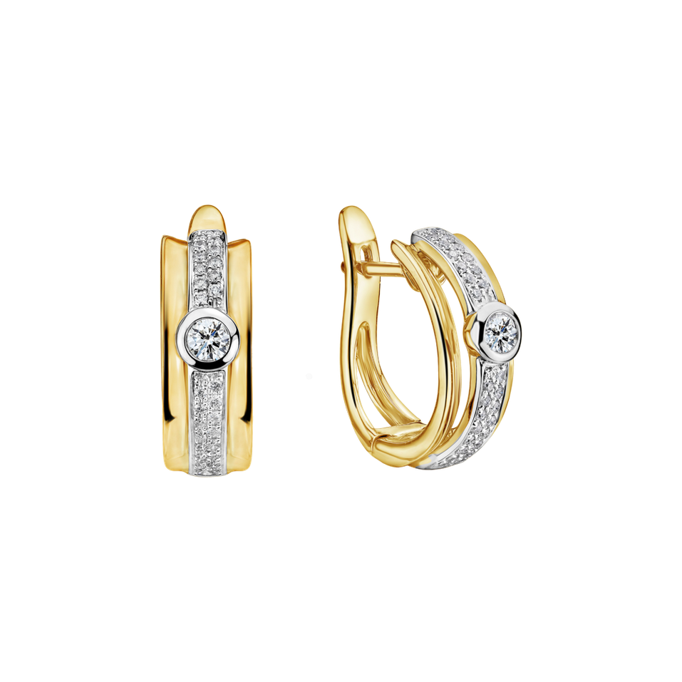 Náušnice s diamantmi Fairytale Sparkle