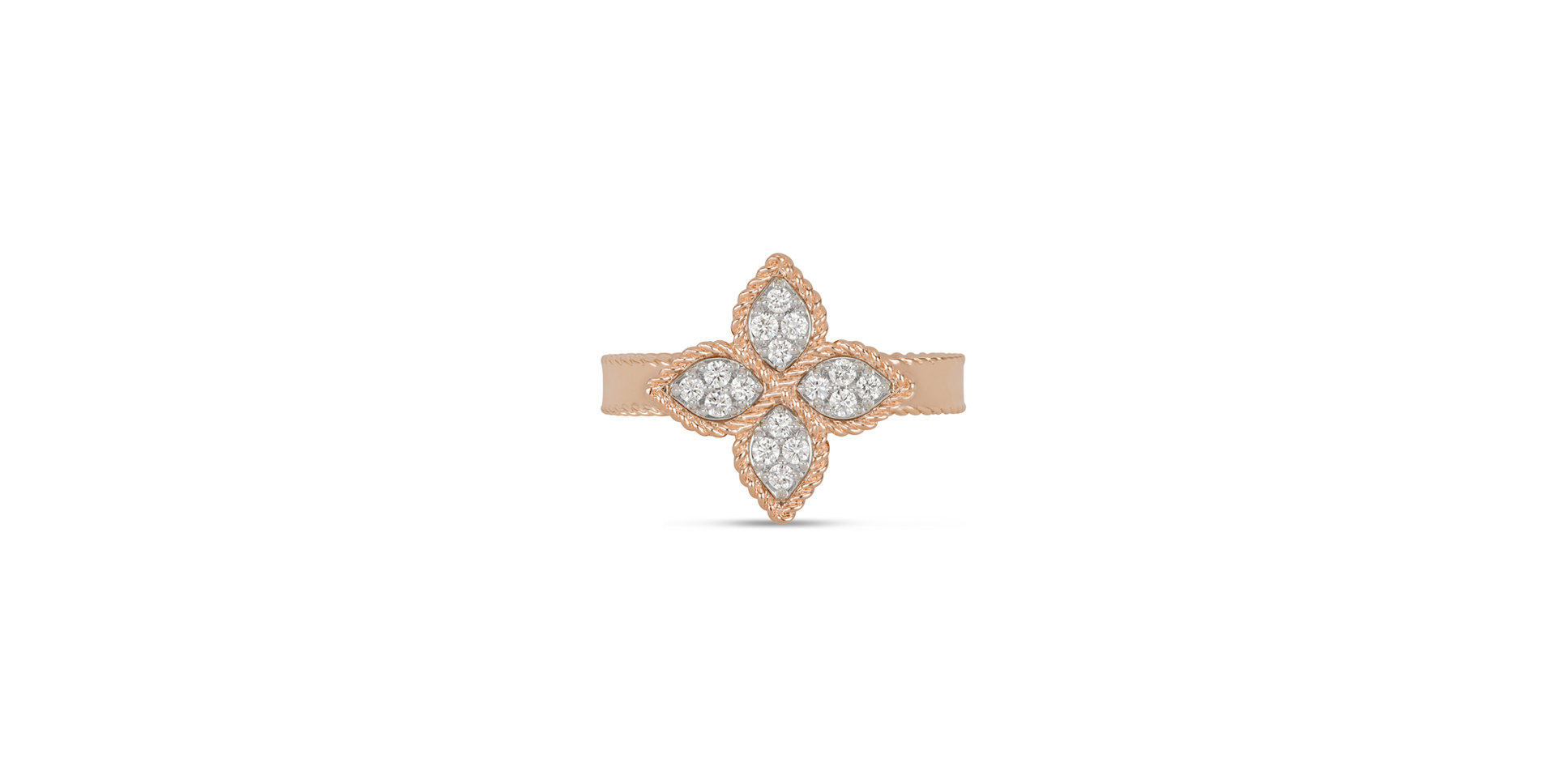 Prsteň s diamantmi Princess Flower