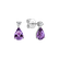 Náušnice s diamantmi a ametystom Ismene3