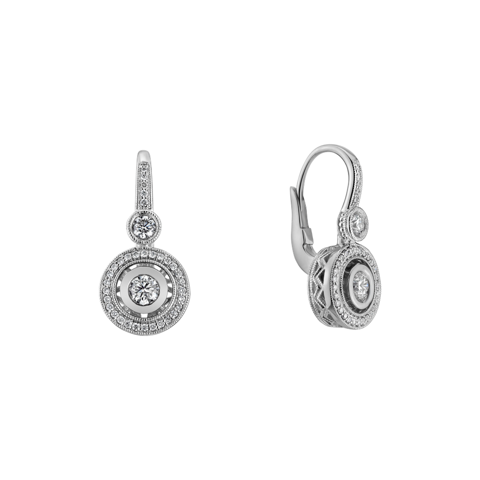 Náušnice s diamantmi Monarch Love