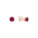 Náušnice s rubínom Orbs3