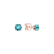 Naušnice s apatitom Orbs3