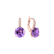 Náušnice s diamantmi a ametystom Zorabelle3