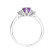 Prsteň s diamantmi a ametystom Midnight Serenity3