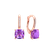 Náušnice s diamantmi a ametystom Calypso3