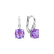 Náušnice s diamantom a ametystom Mirabel3