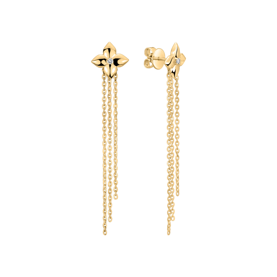 Náušnice s diamantom Lily's Grace