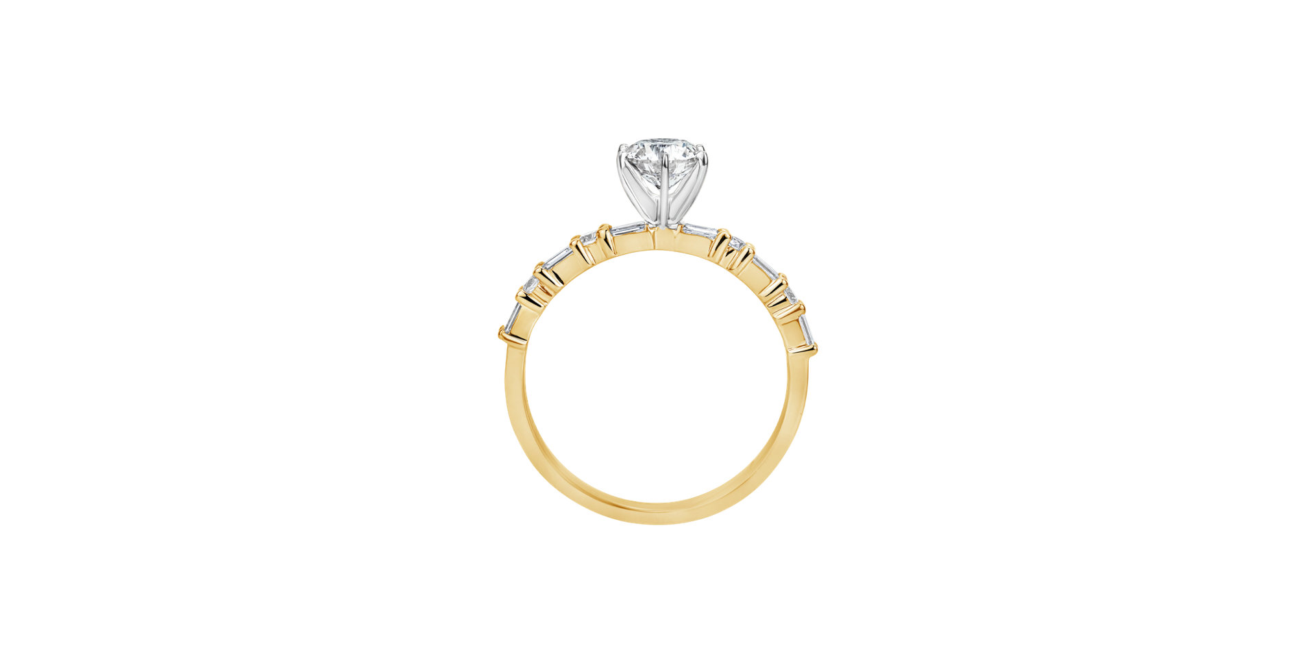 Prsteň s diamantmi Crystal Vision