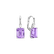 Náušnice s diamantom a ametystom Royal Anne3
