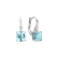 Náušnice s diamantom a akvamarínom Cassian3