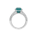 Prsteň s diamantmi a turmalínom Seafoam Spark3