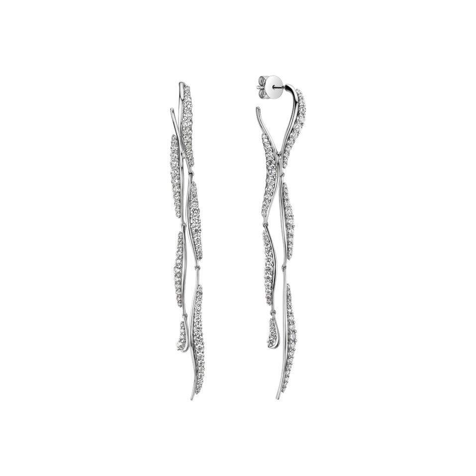 Náušnice s diamantmi Whispers of the Falls