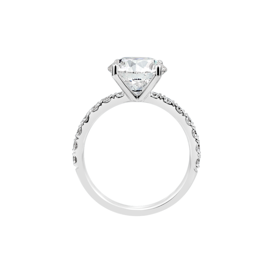 Prsteň s diamantmi The Ice Queen