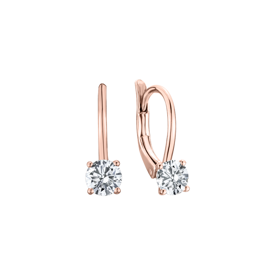 Náušnice s diamntom Gleam