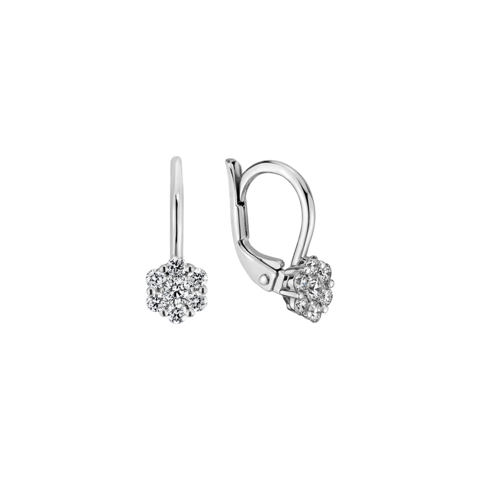 Náušnice s diamantmi Eternal Brilliance