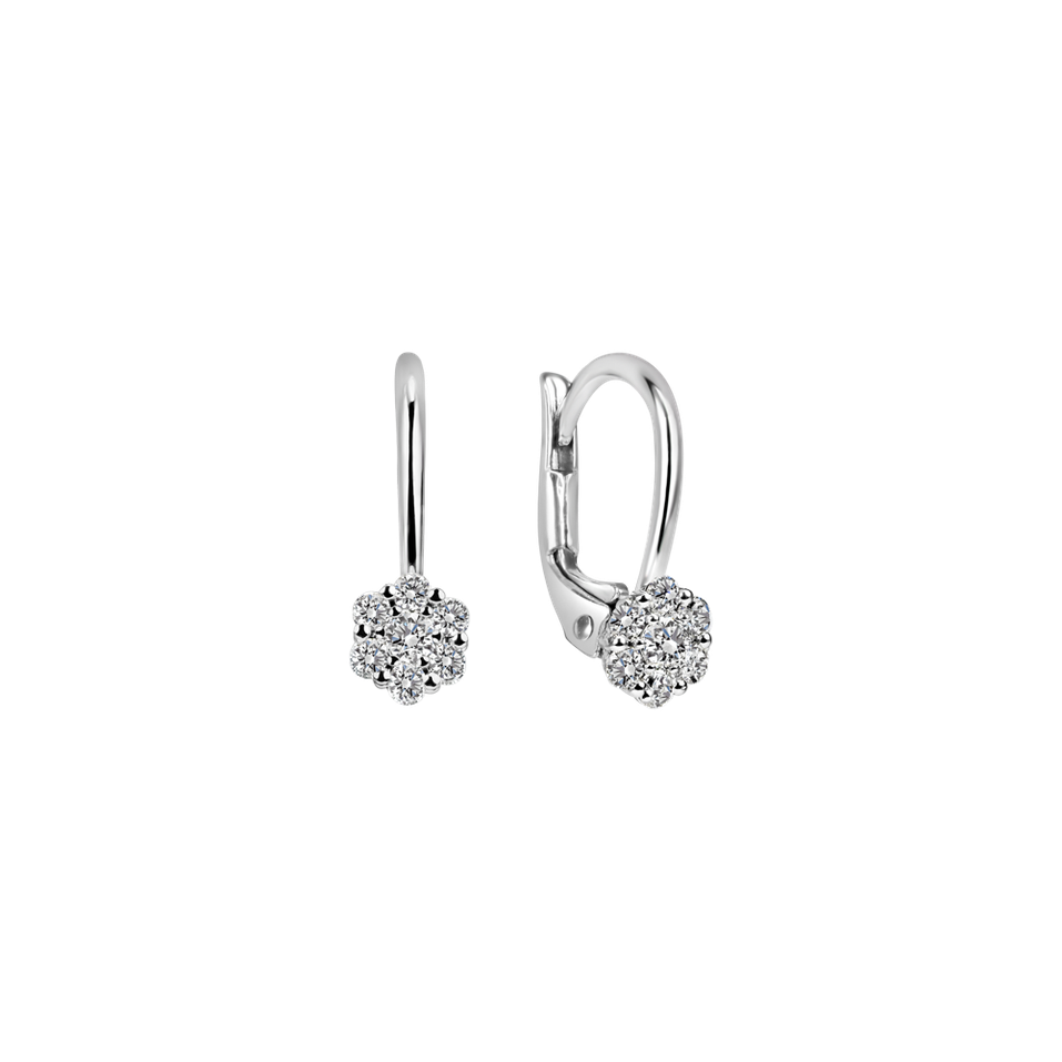Náušnice s diamantmi Brilliance