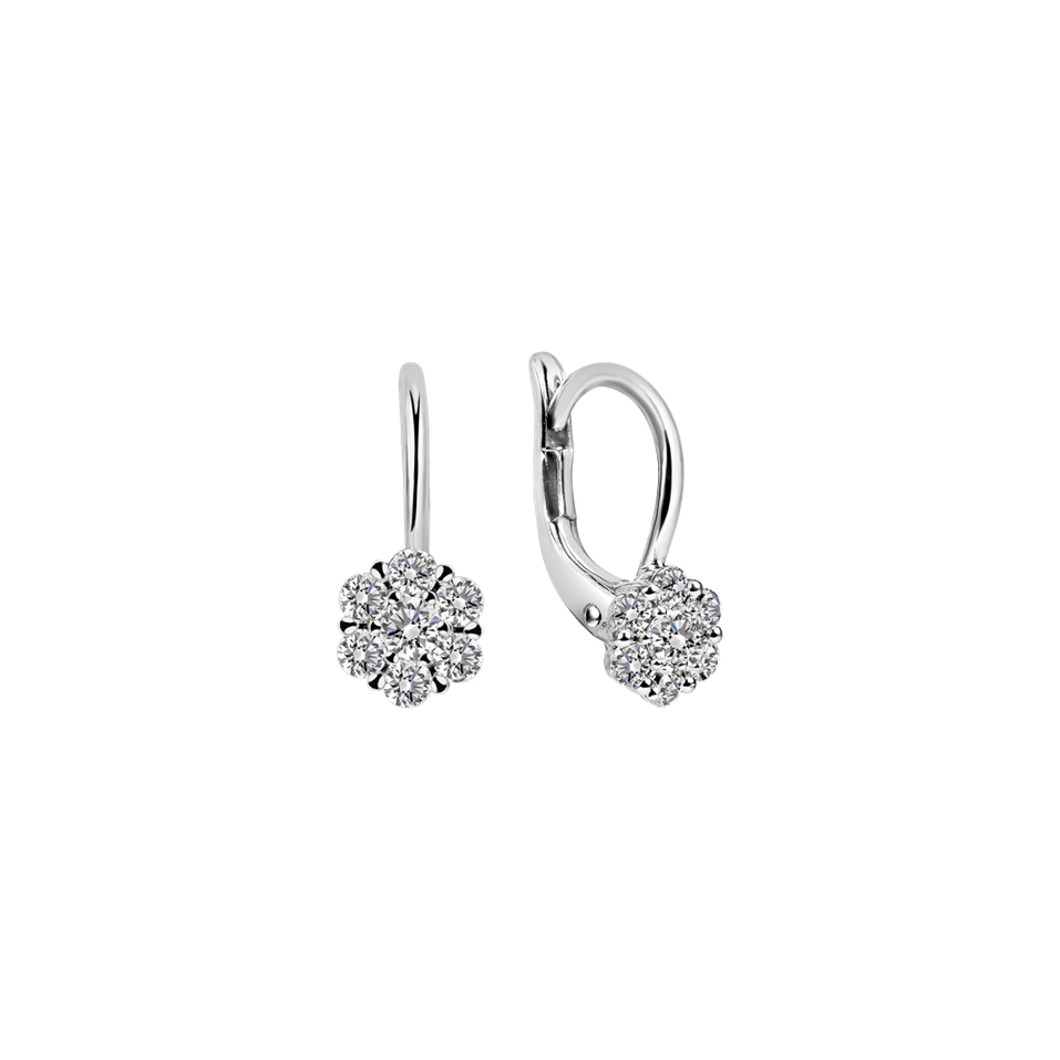 Náušnice s diamantmi Brilliance