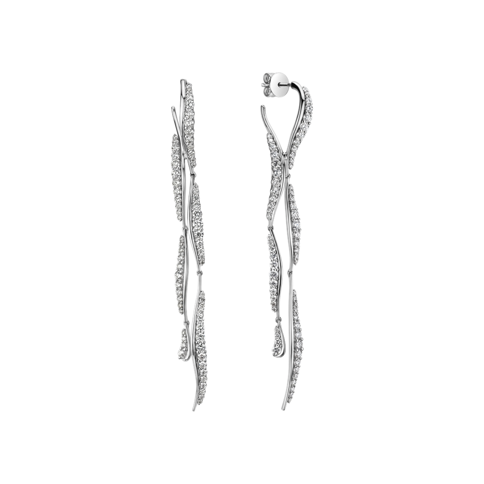 Náušnice s diamantmi Misty Falls