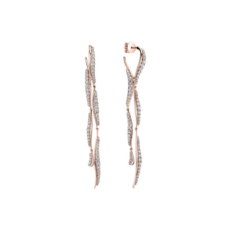 Náušnice s diamantmi Misty Falls