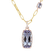 Náhrdelník s diamantmi a ametystmi Lilia del Sol3