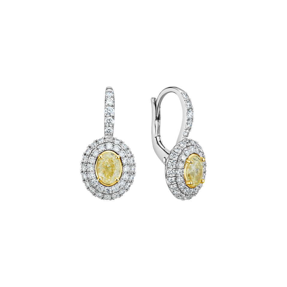 Náušnice s diamantmi Born of Light