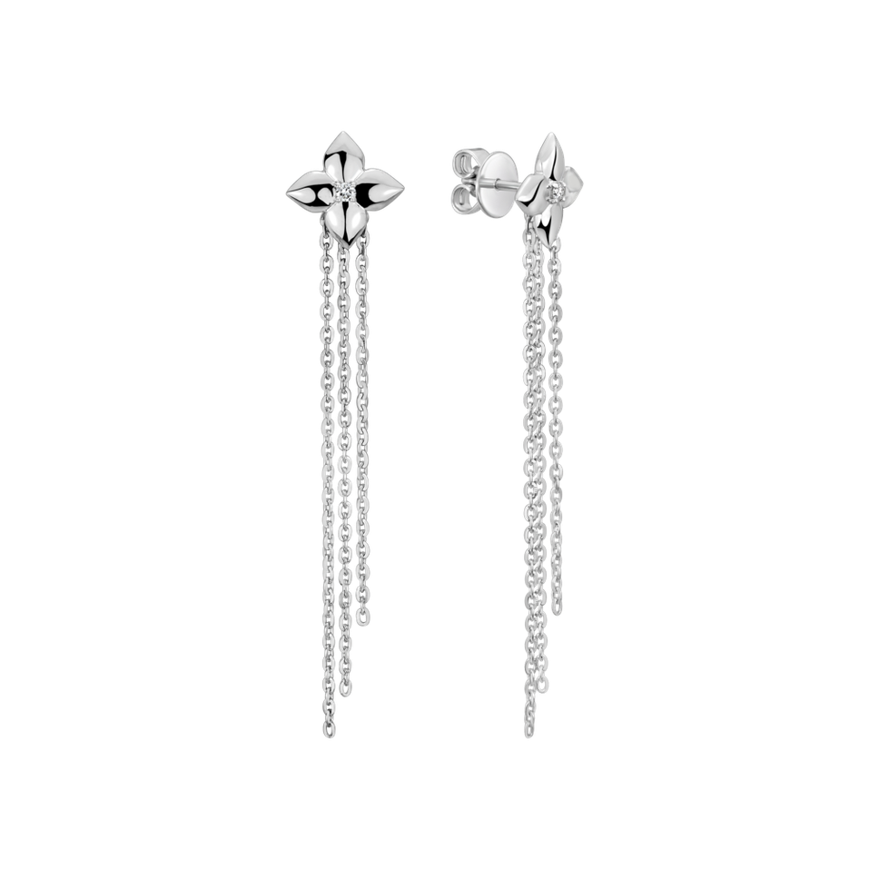 Náušnice s diamantom Lily's Grace